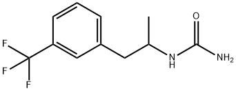 [α-Methyl-m-(trifluoromethyl)phenethyl]urea Structure
