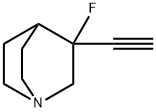 1-Azabicyclo[2.2.2]octane,3-ethynyl-3-fluoro-(9CI) Structure