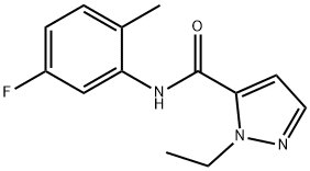 1H-Pyrazole-5-carboxamide,1-ethyl-N-(5-fluoro-2-methylphenyl)-(9CI) Structure