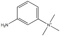3-trimethylammonium aniline Struktur