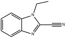 1H-Benzimidazole-2-carbonitrile,1-ethyl-(9CI) Structure
