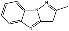 3H-Pyrazolo[1,5-a]benzimidazole,2-methyl-(9CI) Struktur