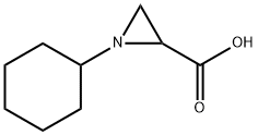 2-Aziridinecarboxylicacid,1-cyclohexyl-(9CI) Structure