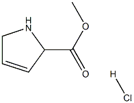 3-4-DEHYDRO-L-PROLINE METHYL ESTER, 51827-12-4, 结构式