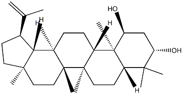 Lup-20(29)-ene-1α,3β-diol 结构式