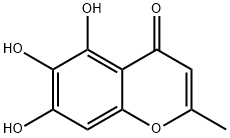 Chromone, 5,6,7-trihydroxy-2-methyl- (6CI,7CI,8CI) Struktur