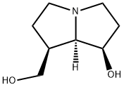 (1R,7S,8R)-7-(hydroxymethyl)-2,3,5,6,7,8-hexahydro-1H-pyrrolizin-1-ol 结构式