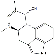 (4R,5R,αR)-1,3,4,5-Tetrahydro-4-(methylamino)-α-(1-methylethenyl)benz[cd]indole-5-methanol Struktur