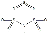 1,3,5,2,4,6-Trithiatriazine-5-SIV1,1,3,3-tetraoxide Struktur