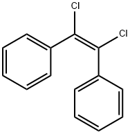 (Z)-α,β-ジクロロスチルベン 化学構造式