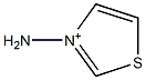 Thiazolium,3-amino-(9CI) Struktur