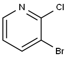 3-ブロモ-2-クロロピリジン 化学構造式
