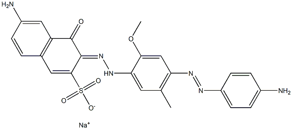Chlorazol Diazo Black SD Struktur