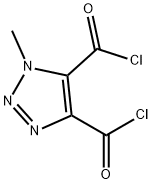 1H-1,2,3-Triazole-4,5-dicarbonyl dichloride, 1-methyl- (9CI) 结构式