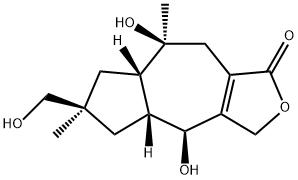 Lactarorufin B 结构式