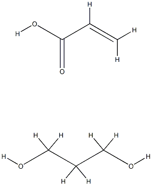 ポリプロピレングリコ-ルジアクリレ-ト 化学構造式