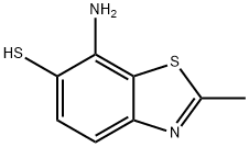 6-Benzothiazolethiol,7-amino-2-methyl-(7CI,8CI) 结构式