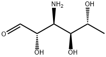 3-アミノ-3,6-ジデオキシマンノース 化学構造式