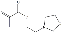 2-(3-Oxazolidinyl) ethyl 2-methyl-2-propenoate homopolymer Struktur