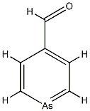 4-Arsenincarbaldehyde Struktur