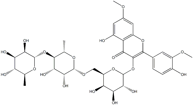 rhamnazin 3-isorhamninoside Structure