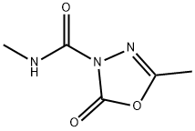 -delta-2-1,3,4-Oxadiazoline-4-carboxamide,  N,2-dimethyl-5-oxo-  (7CI,8CI) Struktur