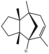 (3aR)-1,2,3,3a,4,5,8,8a-Octahydro-3aβ,4,7,8aβ-tetramethyl-4β,8β-methanoazulene Struktur