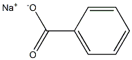Sodium benzoate Struktur