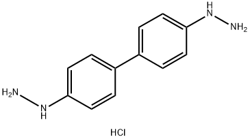 Hydrazine, 1,1'-biphenylylenedi-, dihydrochloride Struktur