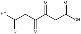 3,4-ジオキソヘキサン二酸 化学構造式