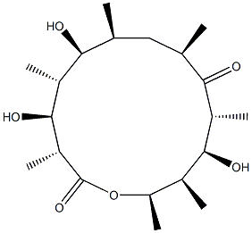 8,8a-deoxyoleandolide Struktur
