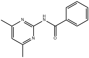 N-(4,6-dimethyl-pyrimidin-2-yl)-benzamide Struktur