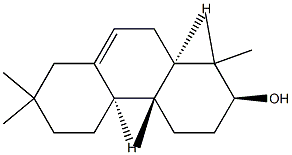 13,13-Dimethylpodocarp-7-en-3β-ol 结构式