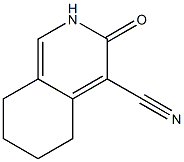 3-oxo-2,3,5,6,7,8-hexahydro-4-isoquinolinecarbonitrile(SALTDATA: FREE) Struktur
