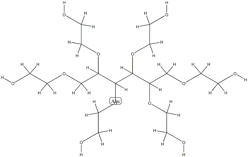 山梨醇聚氧乙烯醚, 53694-15-8, 结构式