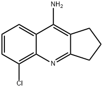 2,3-Dihydro-5-chloro-1H-cyclopenta[b]quinolin-9-amine Struktur