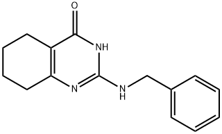 2-(Benzylamino)-5,6,7,8-tetrahydroquinazolin-4(3H)-one Struktur