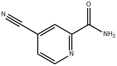 2-Pyridinecarboxamide,4-cyano-(9CI) Structure