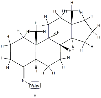 5α-Androstan-4-one oxime Struktur