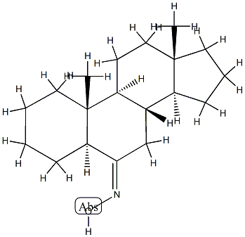 5α-Androstan-6-one oxime Struktur