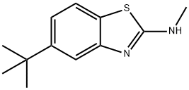 2-Benzothiazolamine,5-(1,1-dimethylethyl)-N-methyl-(9CI) Struktur