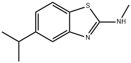 2-Benzothiazolamine,N-methyl-5-(1-methylethyl)-(9CI) Struktur
