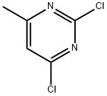 2,4-Dichloro-6-methylpyrimidine Structure