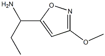 5-Isoxazolemethanamine,-alpha--ethyl-3-methoxy-(9CI) Struktur