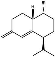 (1R)-1α-Methyl-4β-isopropyl-6-methylene-1,2,3,4,6,7,8,8aβ-octahydronaphthalene Struktur