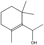 α,2,6,6-テトラメチル-1-シクロヘキセン-1-メタノール 化学構造式