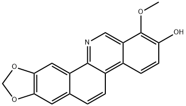 ザントキシリン 化学構造式