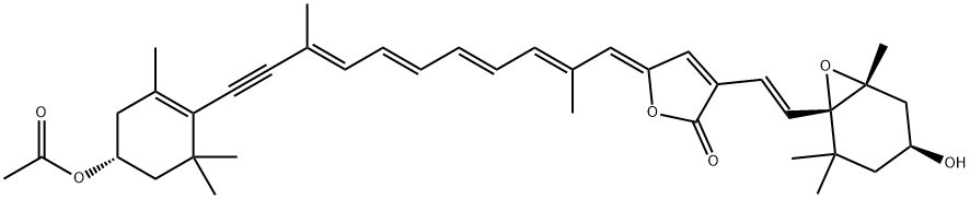 3-アセチルピロキサンチノール 化学構造式