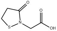 2-Isothiazolidineaceticacid,3-oxo-(9CI) 结构式
