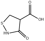 4-Isothiazolidinecarboxylicacid,3-oxo-(9CI) Structure